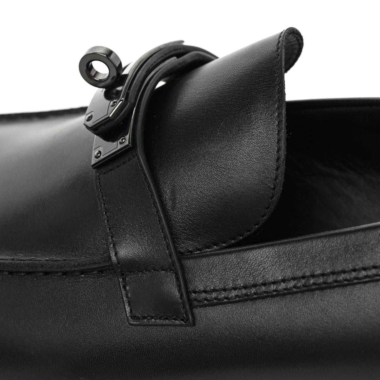 Calfskin Mens Destin Loafer 43 Black