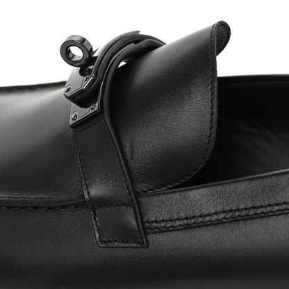 Hermes Calfskin Mens Destin Loafer 43 Black 10 of 10