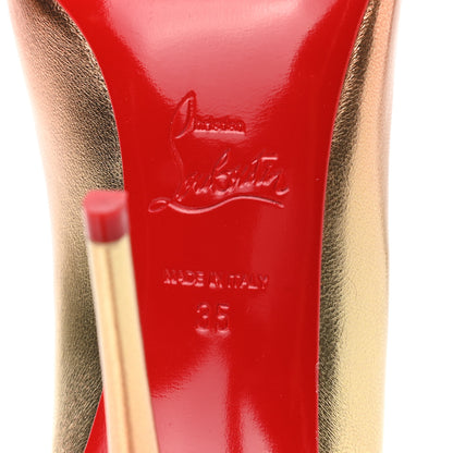Christian Louboutin Metallic Calfskin Ombre Hot Chick 100 Pumps 35 Fiamma 6 of 7