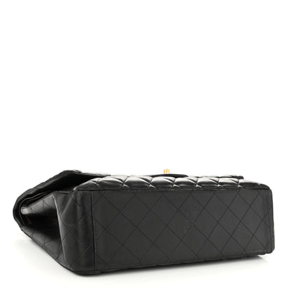 Chanel Lambskin Quilted Maxi Double Flap Black 4 of 11