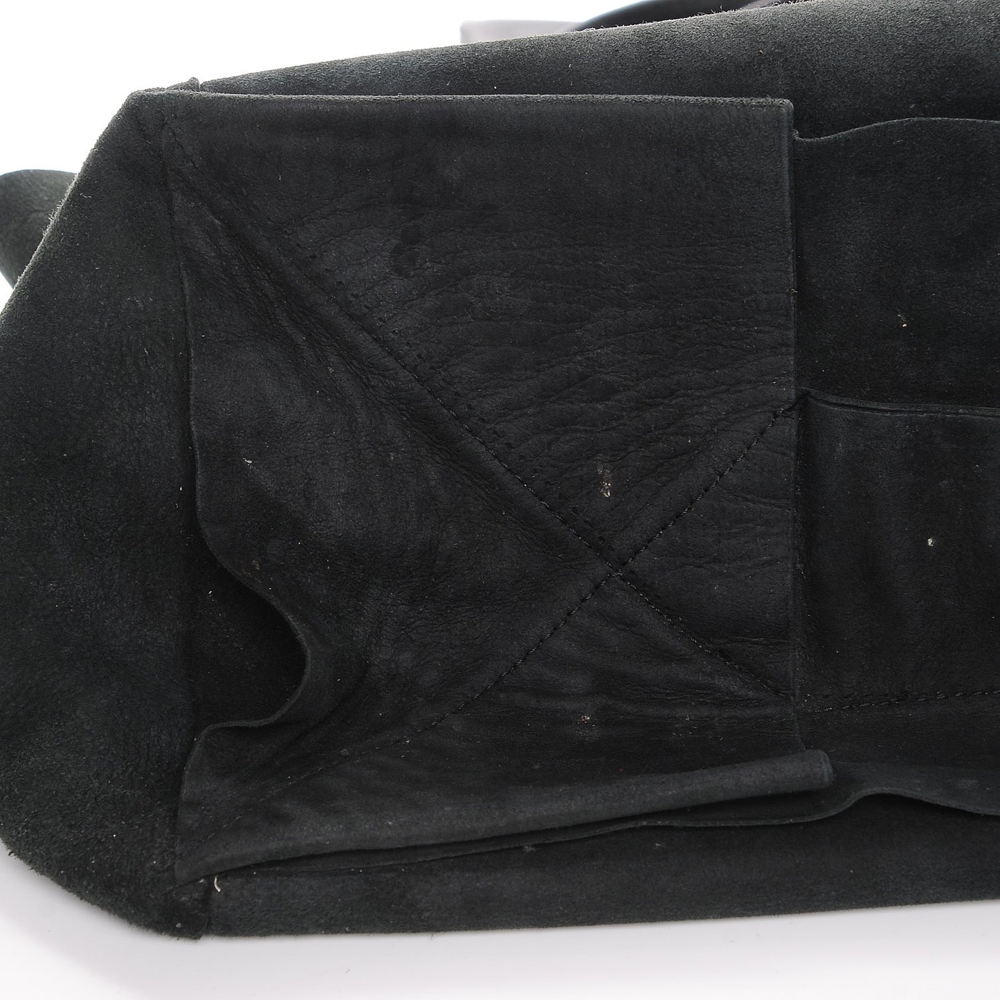 Lambskin Horizontal Cabas Black