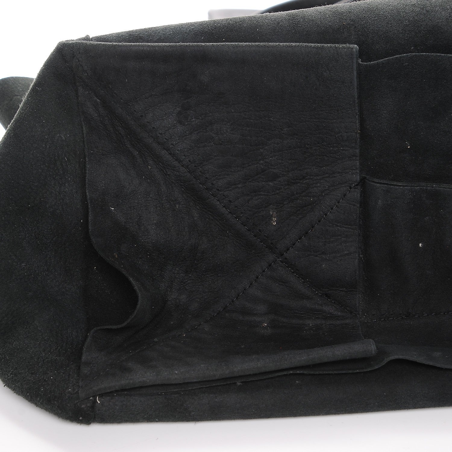 Celine Lambskin Horizontal Cabas Black 11 of 17