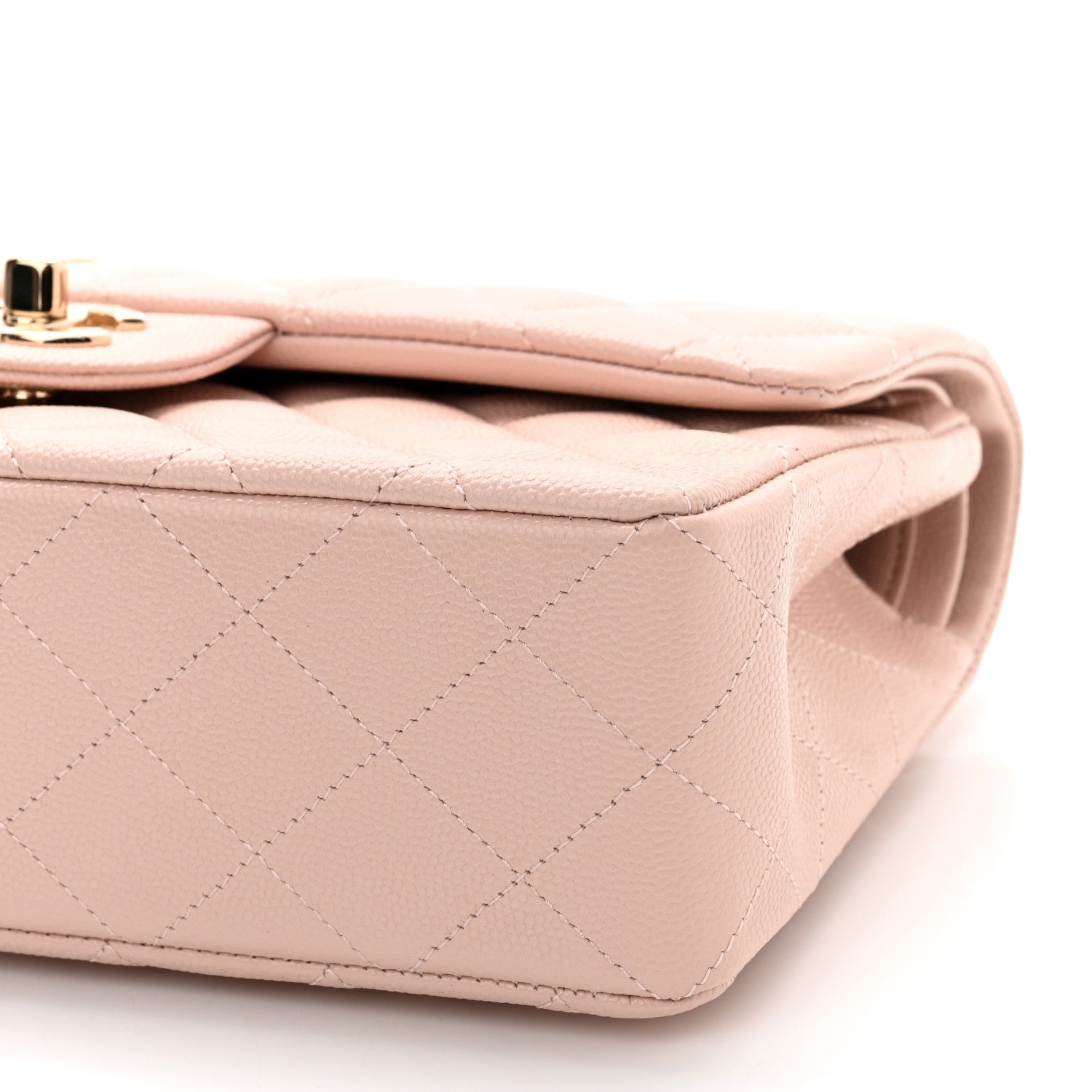 Chanel Caviar Quilted Small Double Flap Light Pink 9 of 10