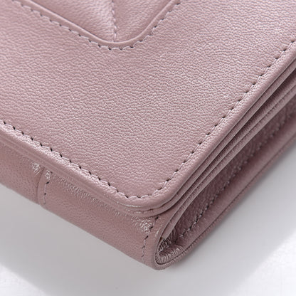 Chanel Sheepskin Quilted Mademoiselle Vintage Flap Wallet Pink 10 of 10