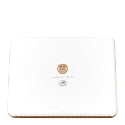 Hermes Porcelain Mosaique au 24 Gold Sushi Plate 3 of 4