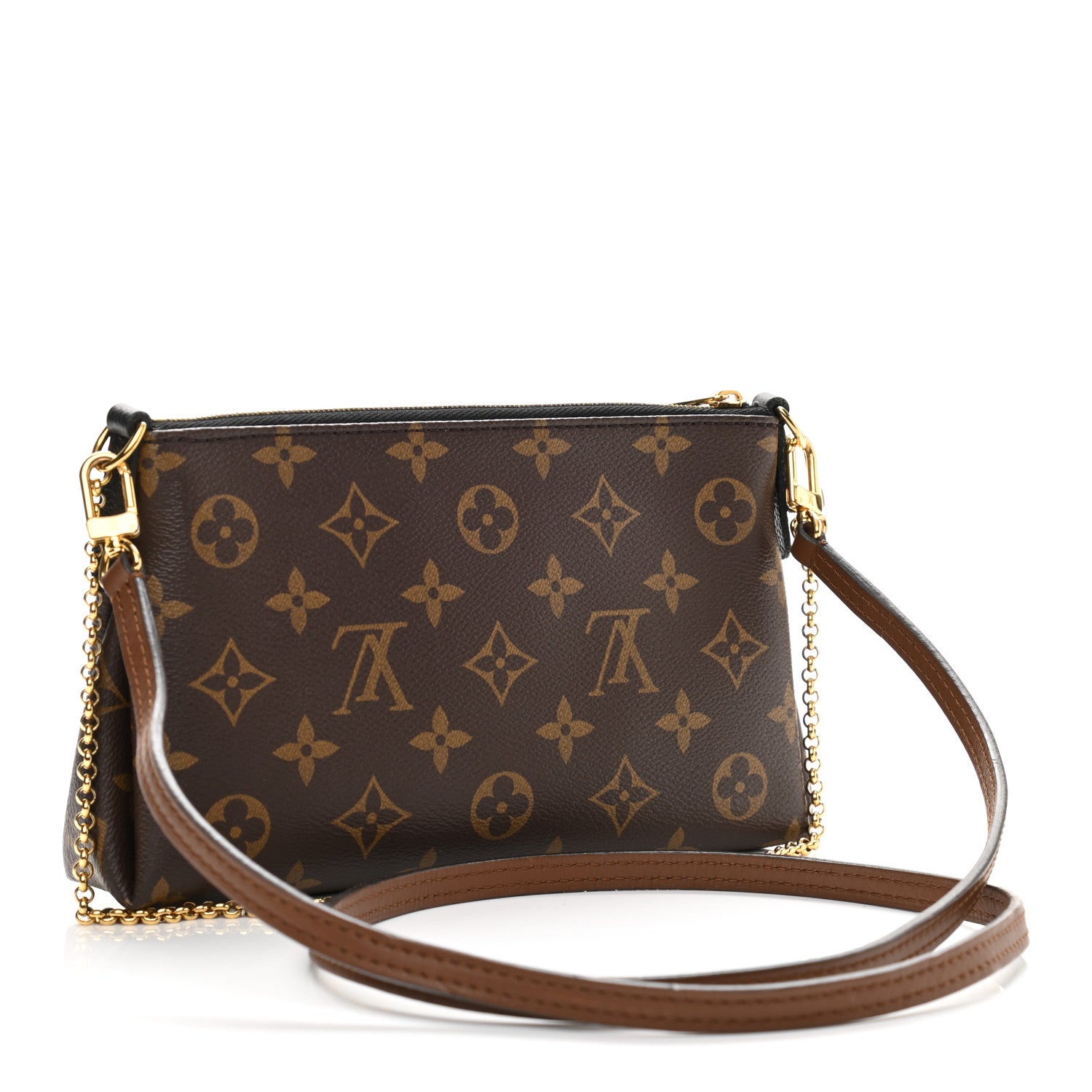 Louis Vuitton Monogram Pallas Clutch Black 3 of 11