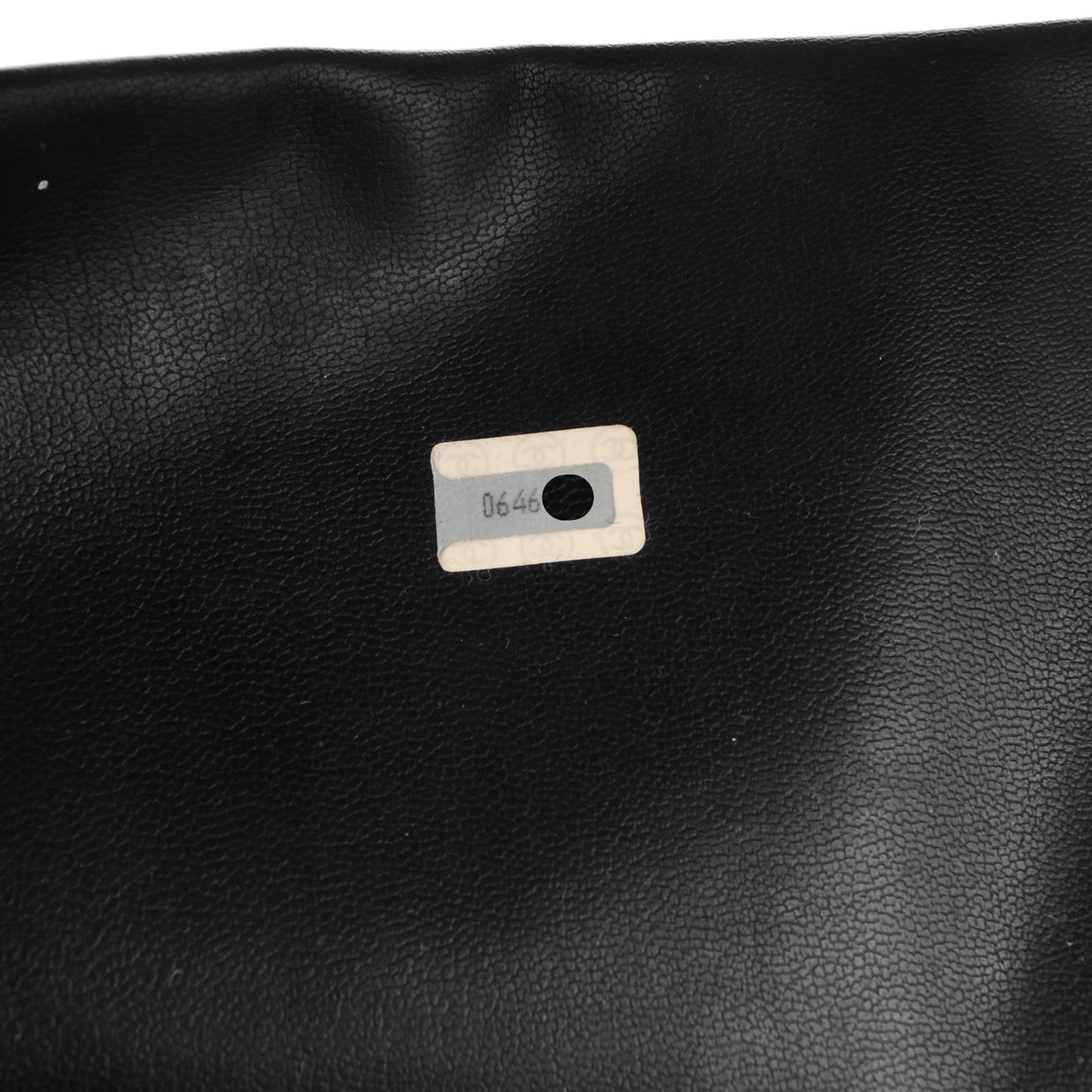 Lambskin Shopping Tote Black