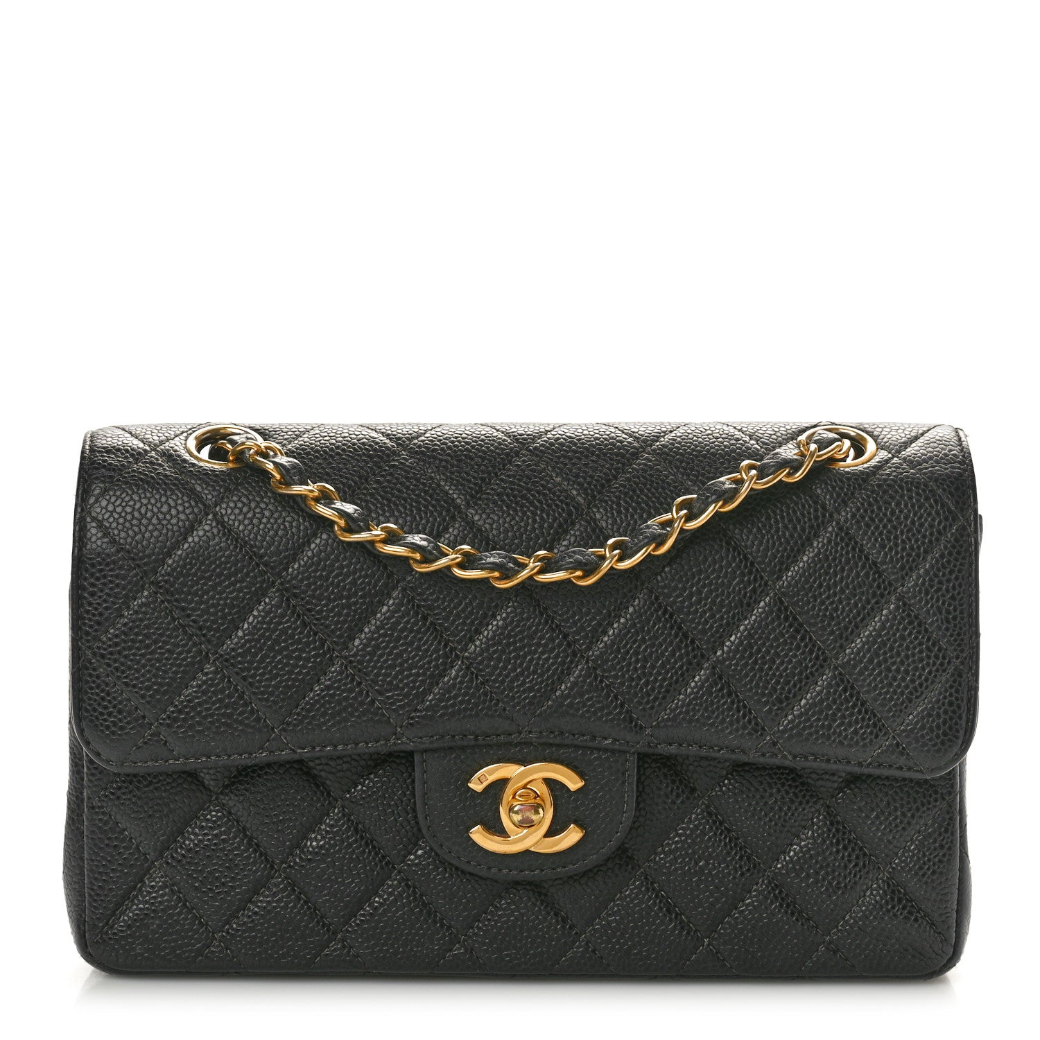 Chanel Caviar Quilted Small Double Flap Black 1 of 10