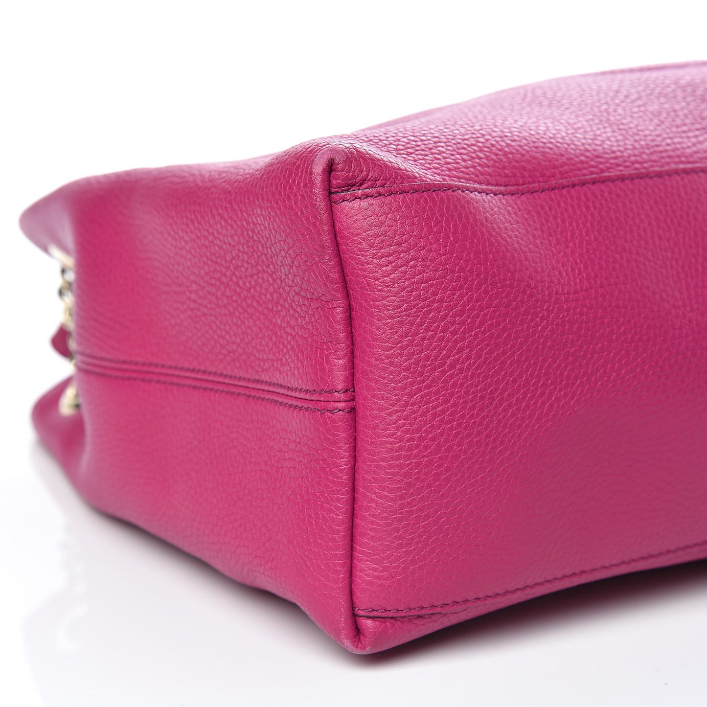 Cellarius Calfskin Medium Soho Chain Shoulder Bag Bright Bouganville