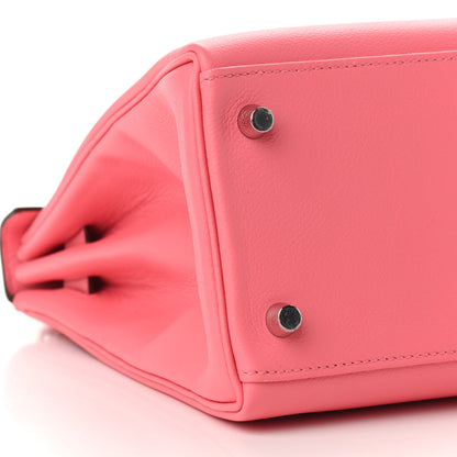 Hermes Evercolor Verso Kelly Retourne 28 Rose D'ete Rouge Exotique 8 of 11