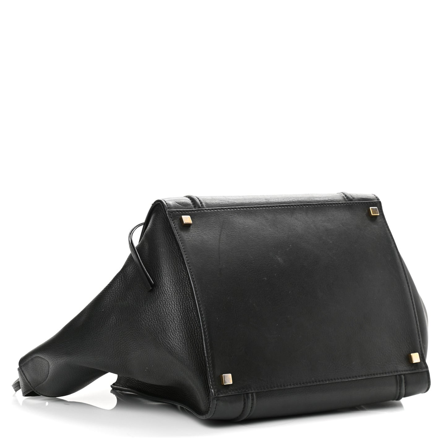 Supple Calfskin Medium Phantom Luggage Black