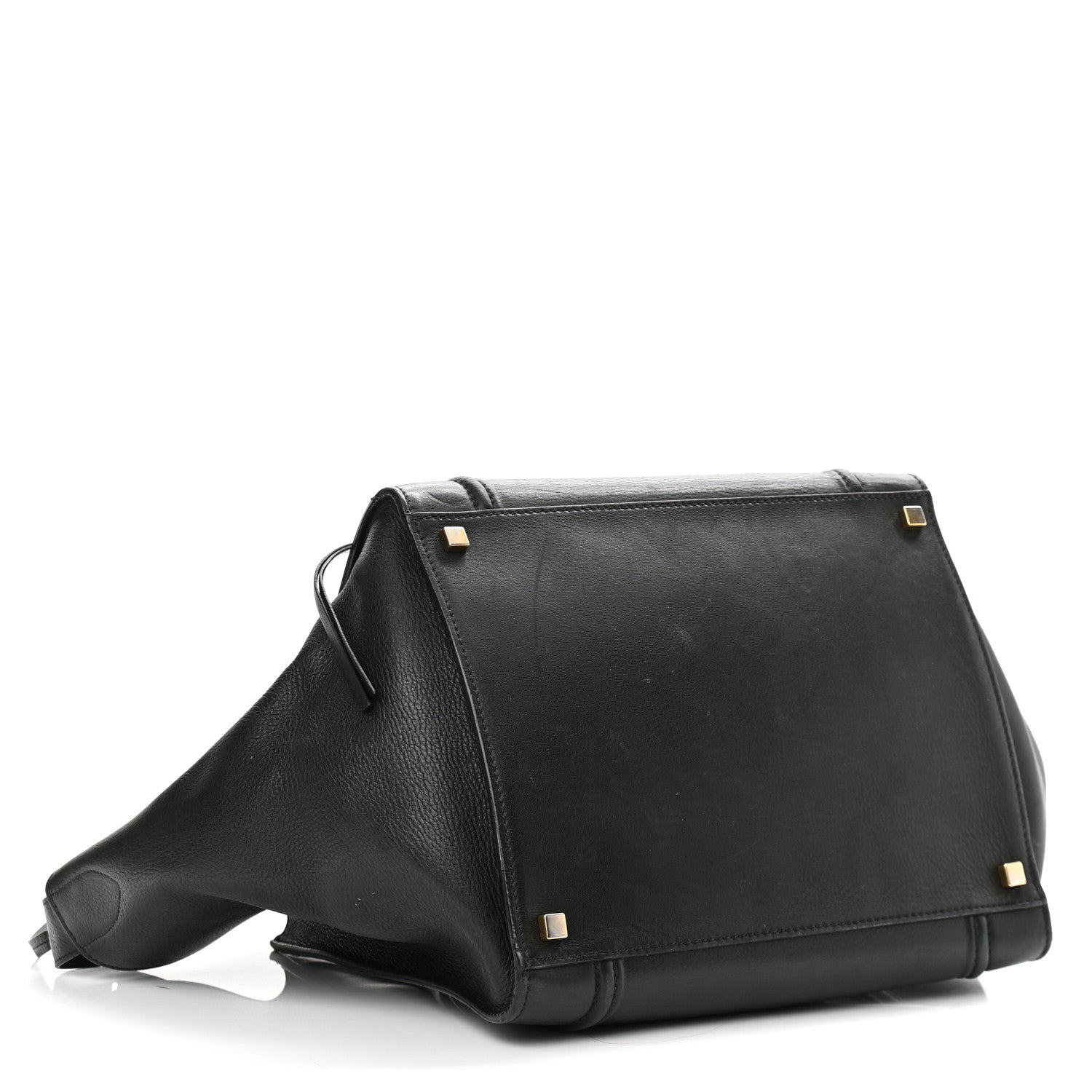 Celine Supple Calfskin Medium Phantom Luggage Black 1 of 17