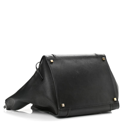 Celine Supple Calfskin Medium Phantom Luggage Black 1 of 17