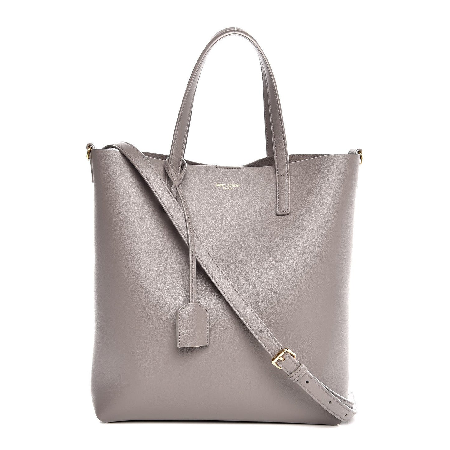 Calfskin Toy Shopping Tote Light Grey