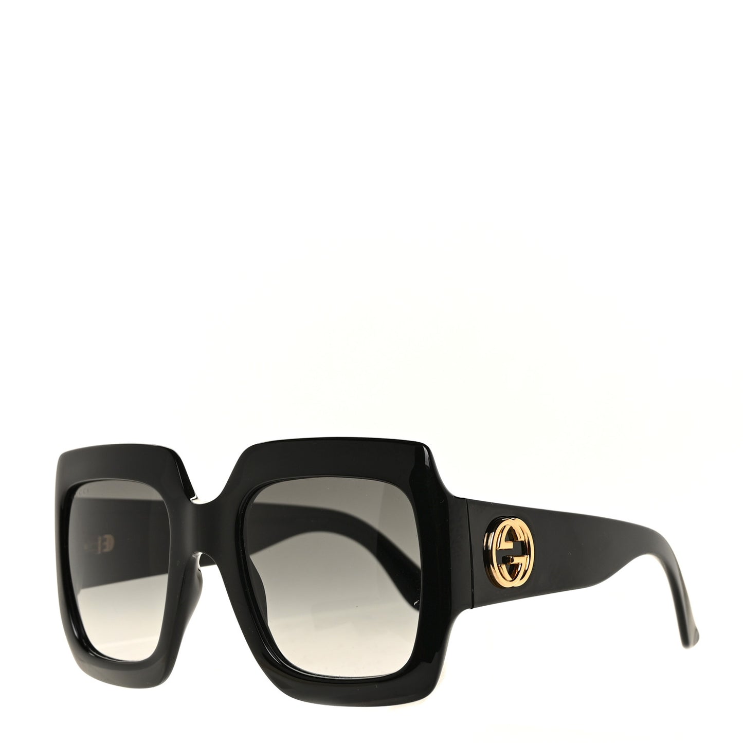 Acetate Square Frame Sunglasses GG0053S Black