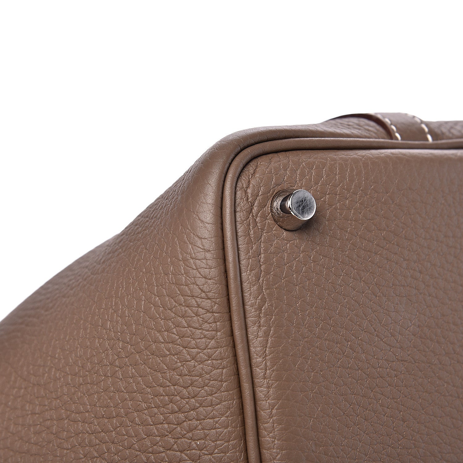 Hermes Taurillon Clemence Picotin Lock 18 PM Etoupe 9 of 10