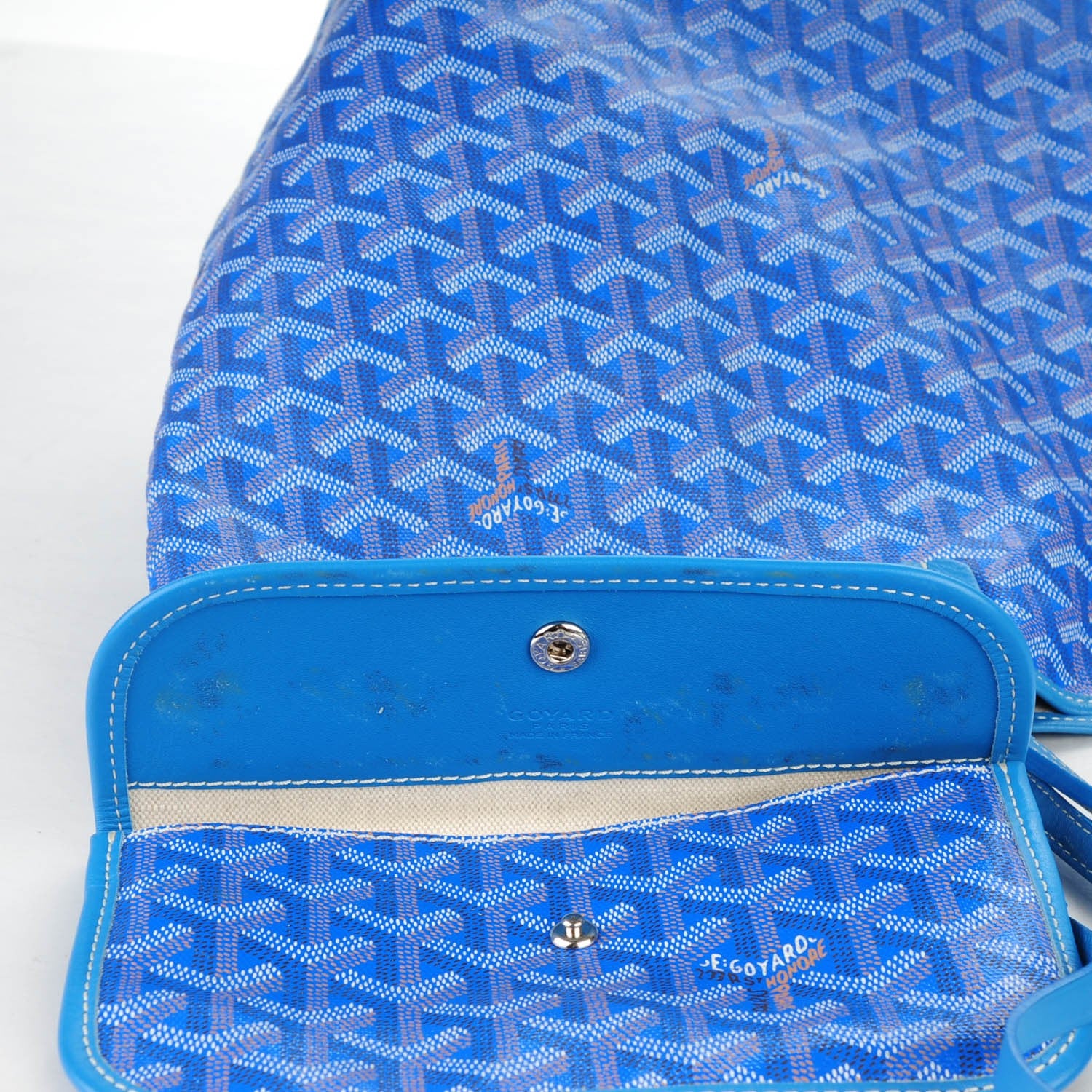Goyard Goyardine Saint Louis GM Sky Blue 9 of 9
