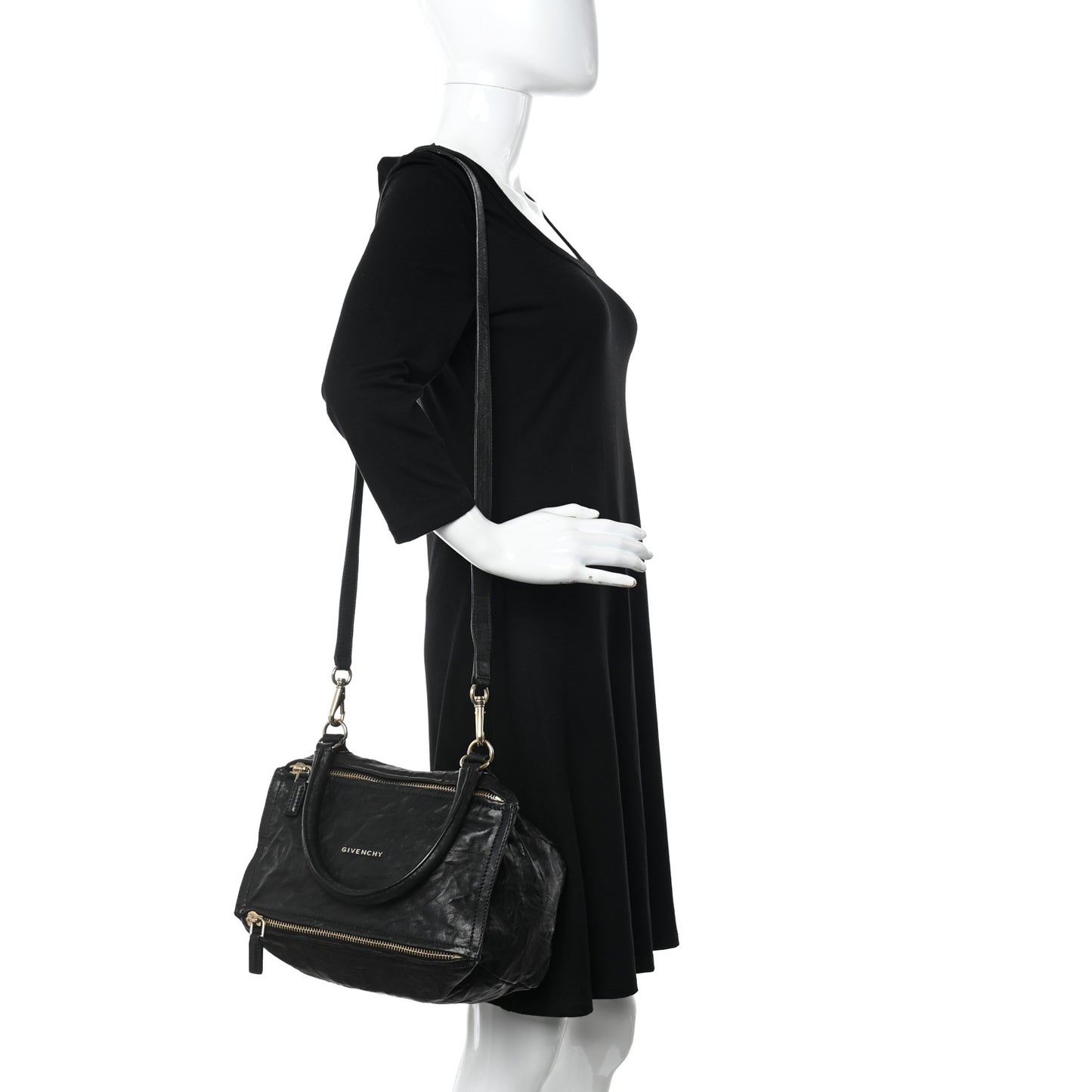 Tumbled Sheepskin Small Pandora Black