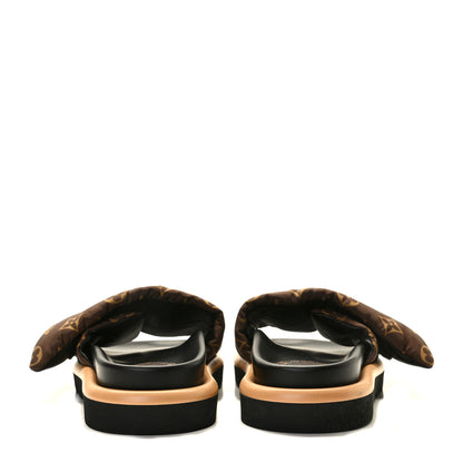 Louis Vuitton Nylon Monogram Pool Pillow Comfort Mule 38 Cacao Brown 4 of 8
