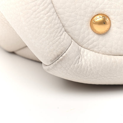 Prada Vitello Daino Shoulder Bag White 11 of 14