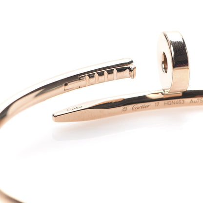 Cartier 18K Pink Gold Juste Un Clou Bracelet 17 5 of 7