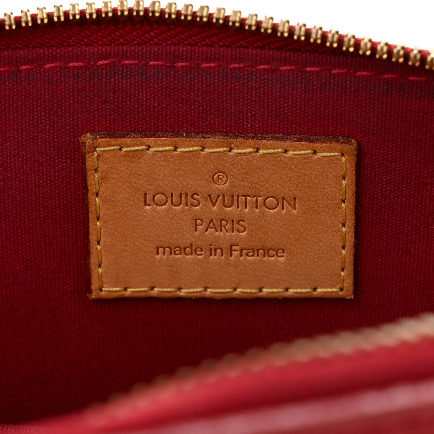 Louis Vuitton Vernis Alma BB Pomme D'Amour 6 of 13