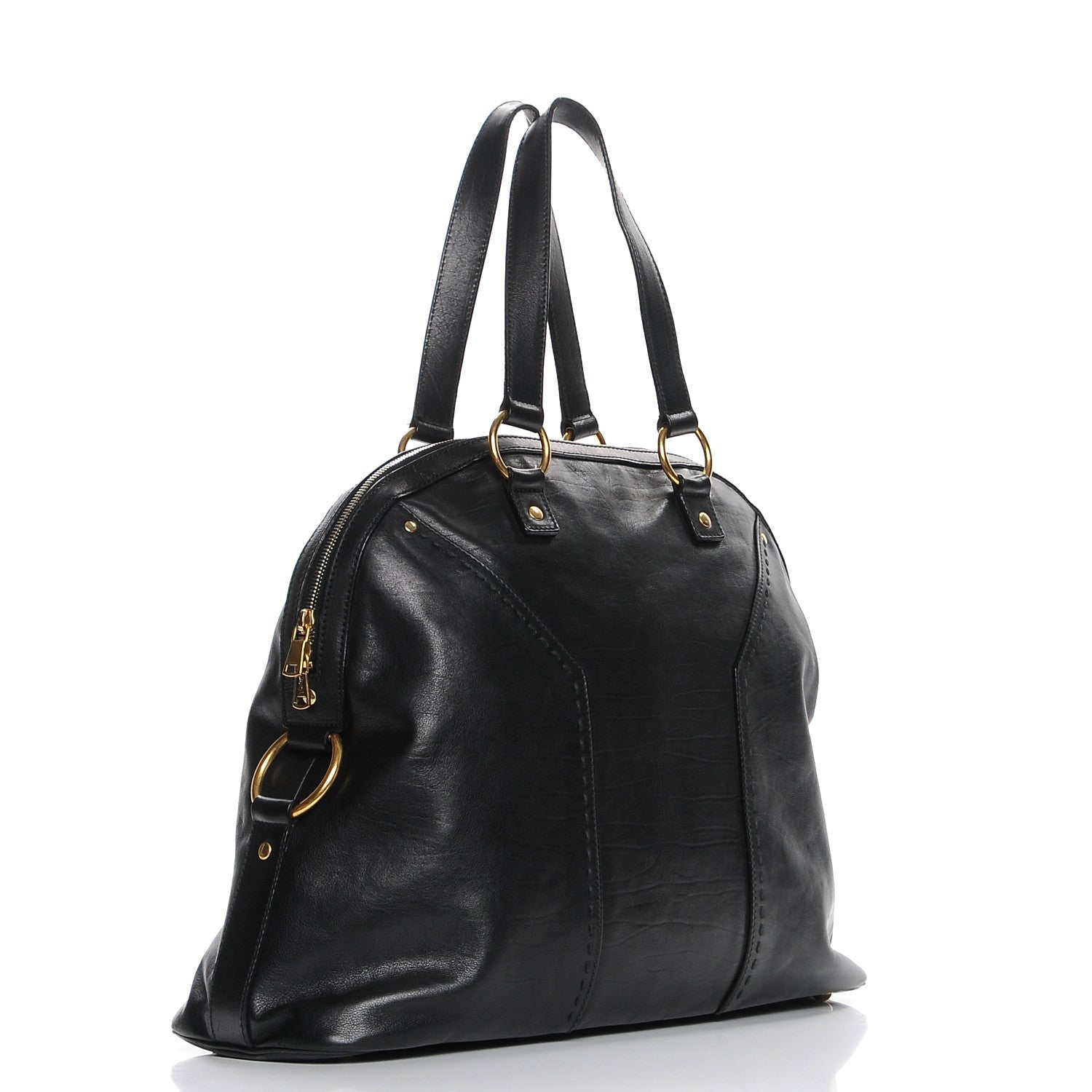 Saint Laurent Calfskin Oversized Muse Black 3 of 6