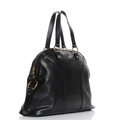 Saint Laurent Calfskin Oversized Muse Black 3 of 6