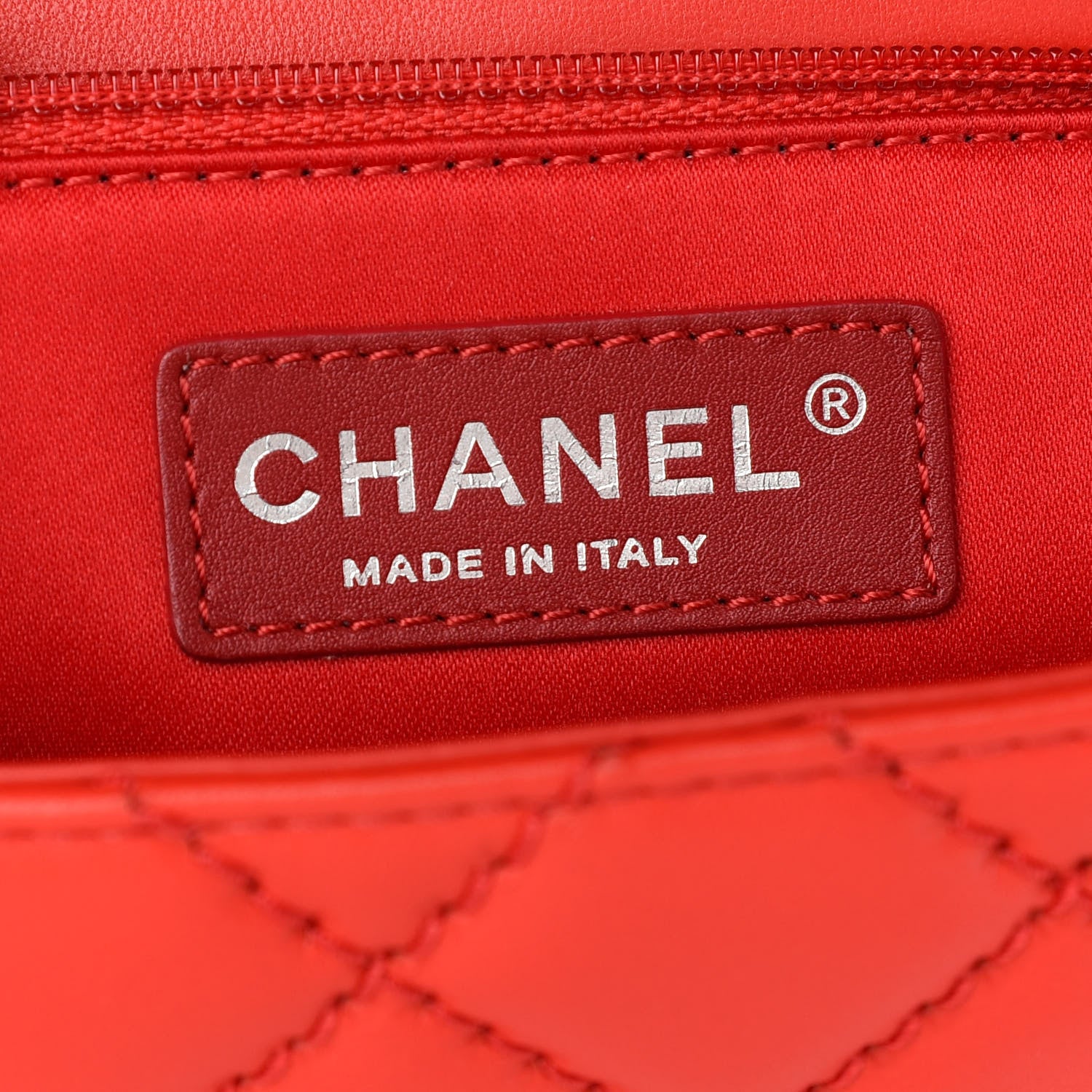 Chanel Lambskin Quilted Medium Easy Carry Flap Red 6 of 11
