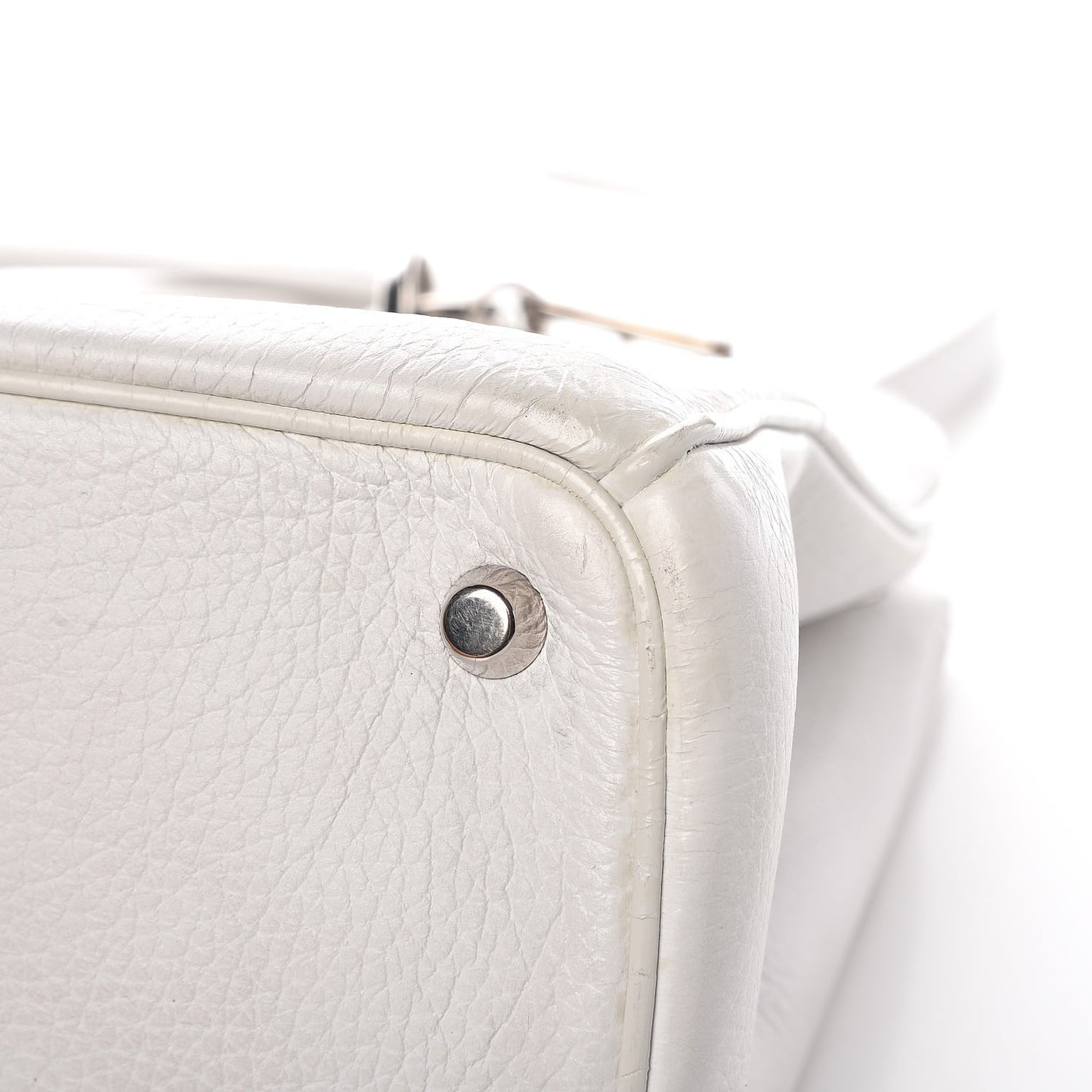 Bullcalf Printed Medium Flower Diorissimo Tote White