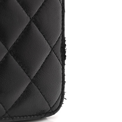 Chanel Lambskin Quilted Wallet On Chain WOC Black 14 of 14