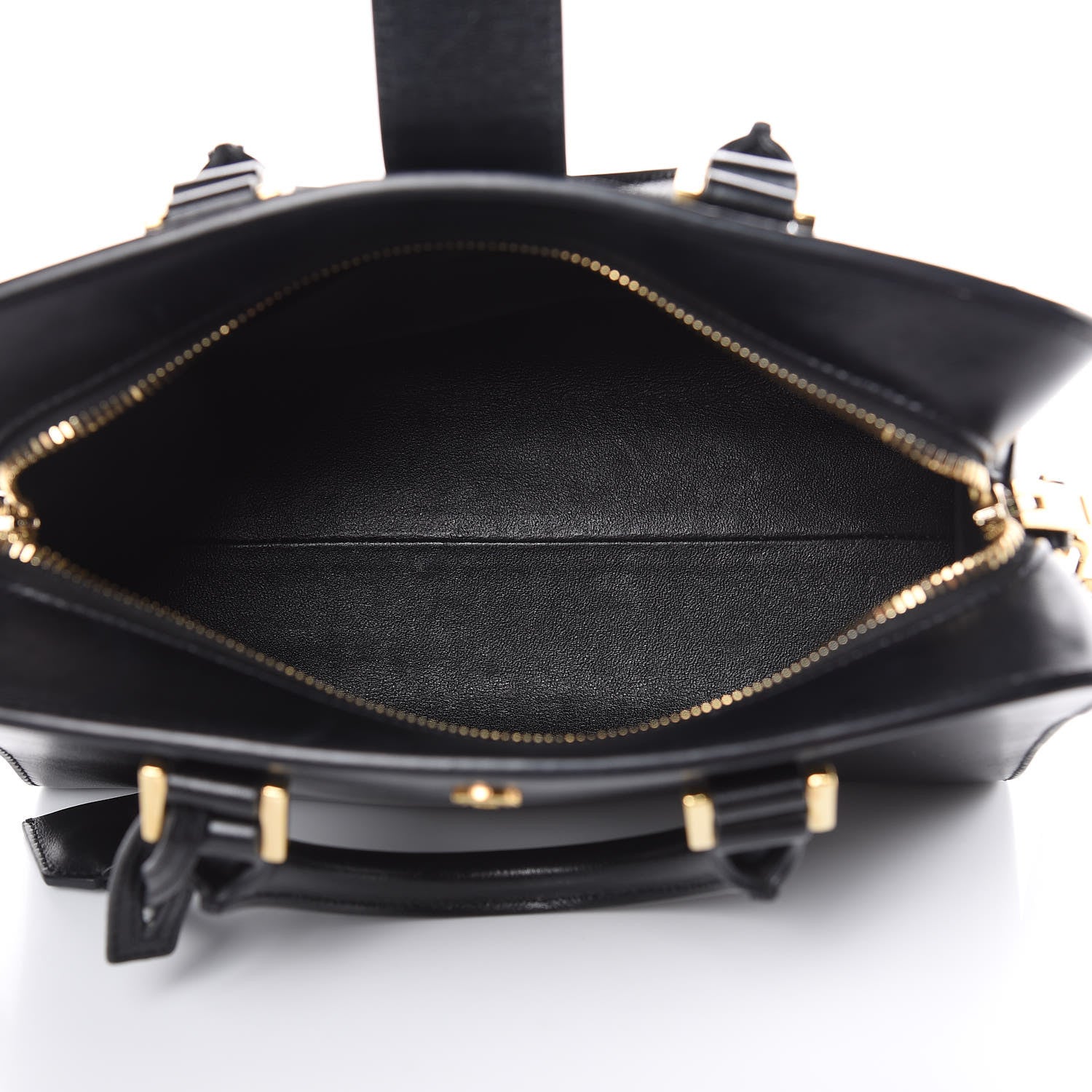 Saint Laurent Calfskin Monogram Baby Cabas Black 5 of 12