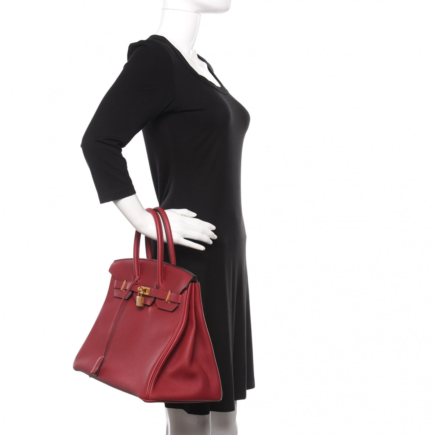 Hermes Togo Birkin 35 Rouge Grenat 2 of 11
