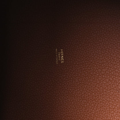 Hermes Taurillon Clemence Picotin Lock 22 MM Gold 5 of 11