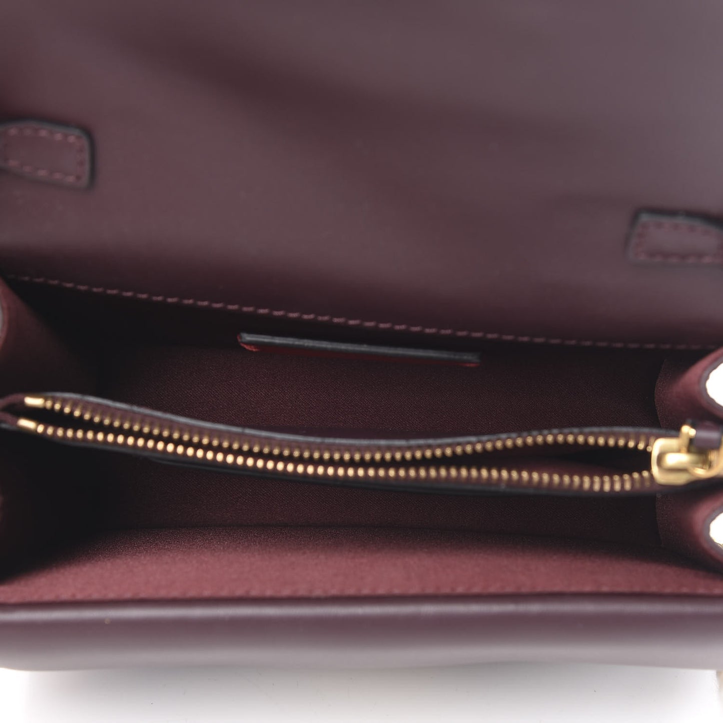 X UNDERCOVER Smooth Calfskin Butterfly Mini VRing Crossbody Bag Rubin