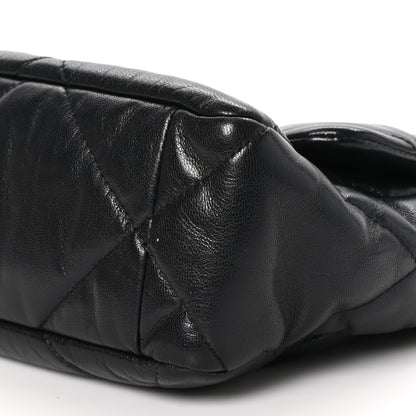 Chanel Lambskin Quilted Large Chanel 19 Flap Black 10 of 10