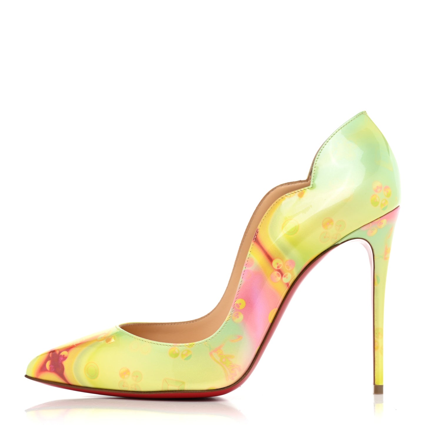 Patent Loubi Marble Hot Chick 100 Pumps 39 Multicolor