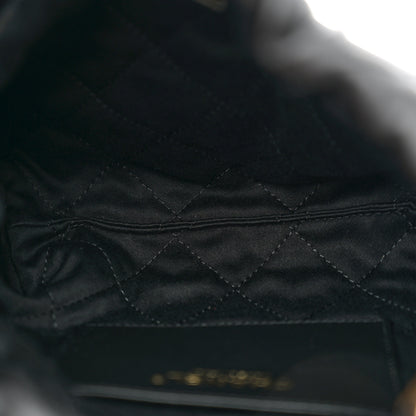 Chanel Shiny Calfskin Quilted Mini Chanel 22 Black 5 of 11