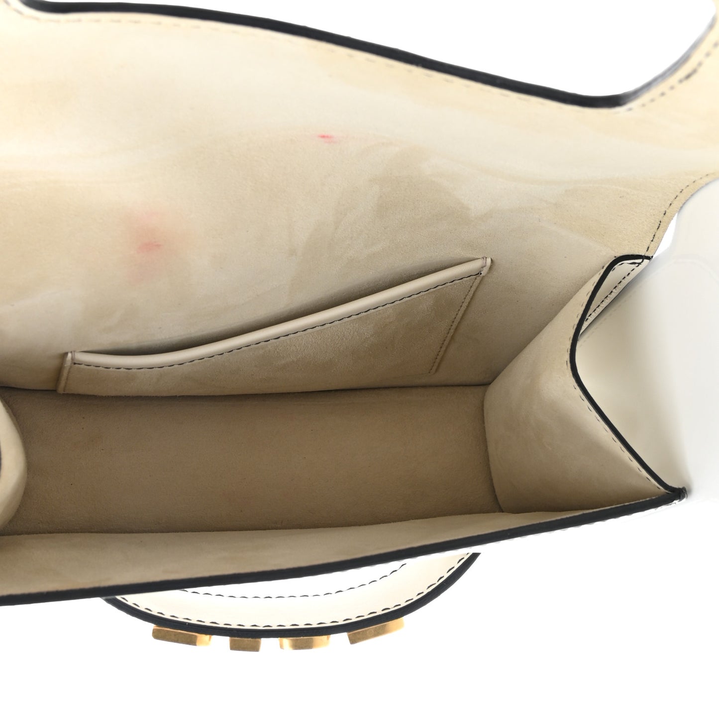 Smooth Calfskin Dio(r)evolution Flap Clutch Off White