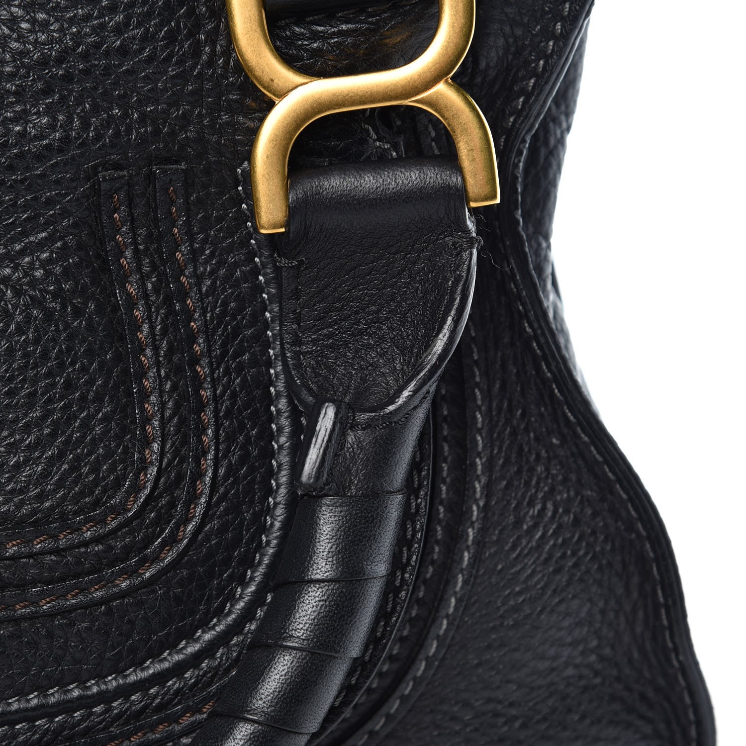 Chloe Calfskin Medium Marcie Satchel Black 11 of 11