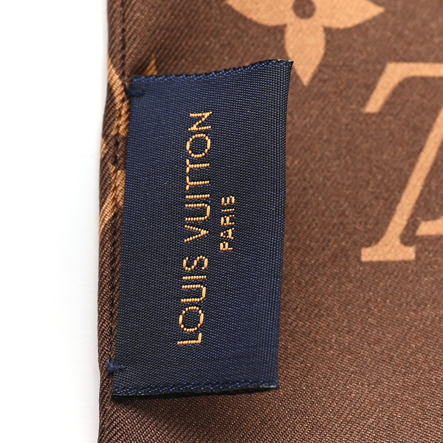 Silk Monogram Confidential Bandeau Brown