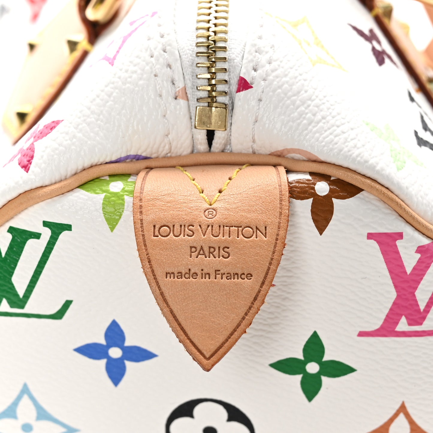 Monogram Multicolor Speedy 30 White