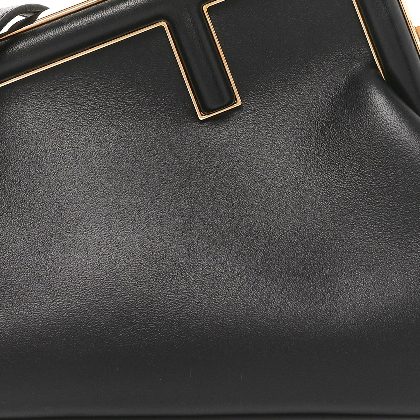 Shiny Nappa Small Fendi First Black