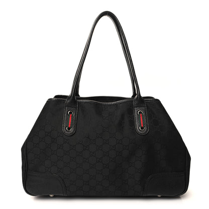 Gucci Monogram Medium Princy Tote Black 1 of 10