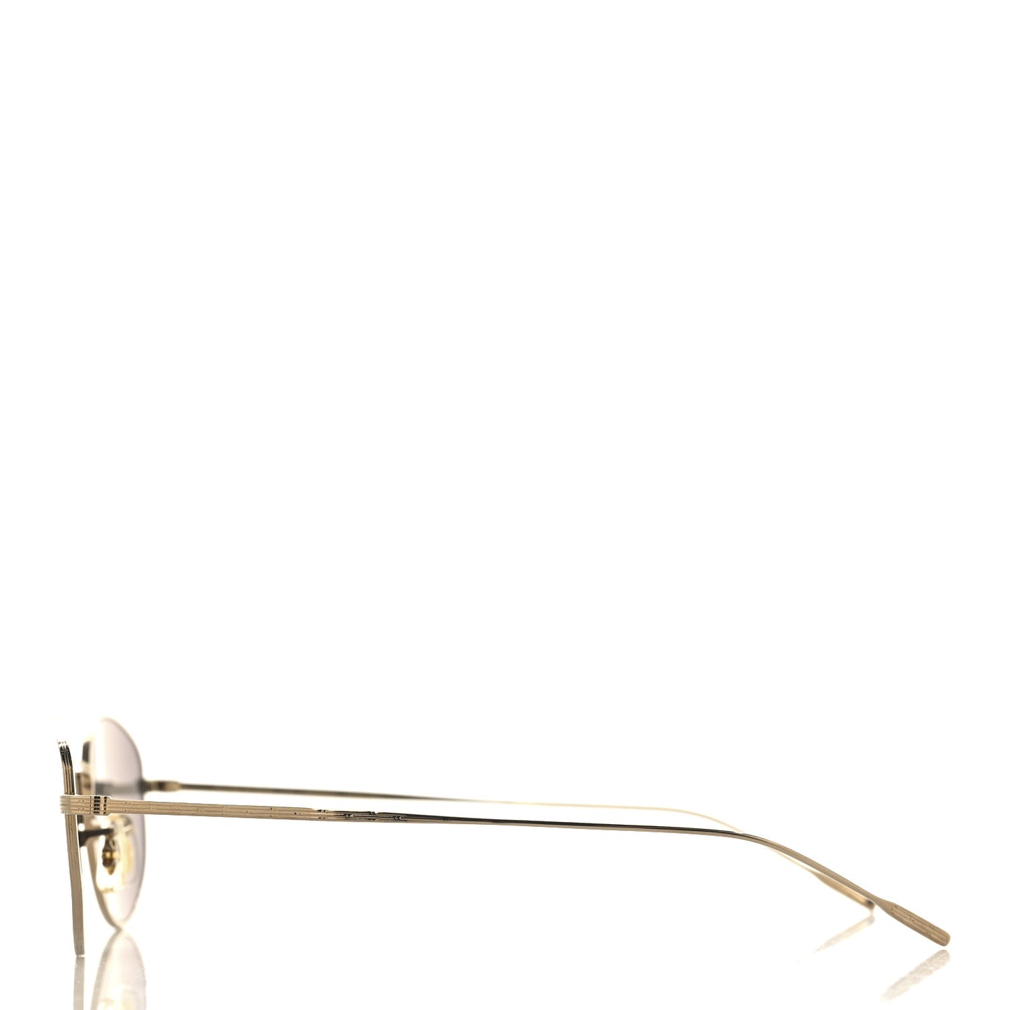 Titanium Oval Sunglasses OV1347ST Gold