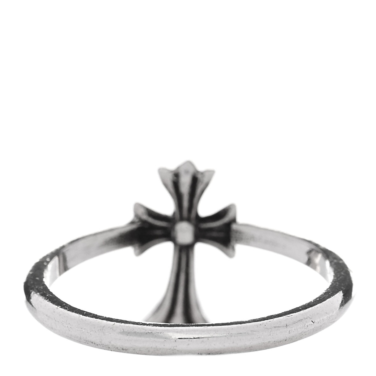 Sterling Silver Bubblegum Cross Ring 53 6.25