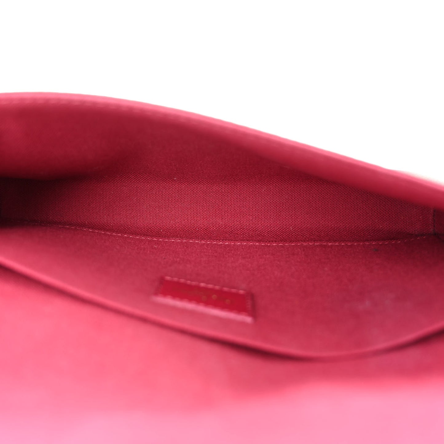 Monogram Pochette Felicie Chain Wallet Fuchsia