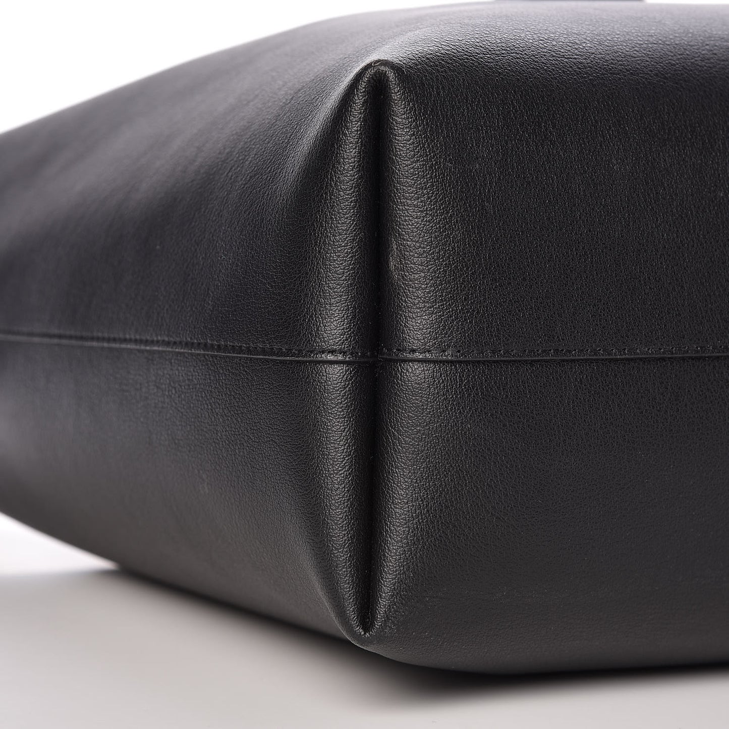 Calfskin Large Shopping Tote Black