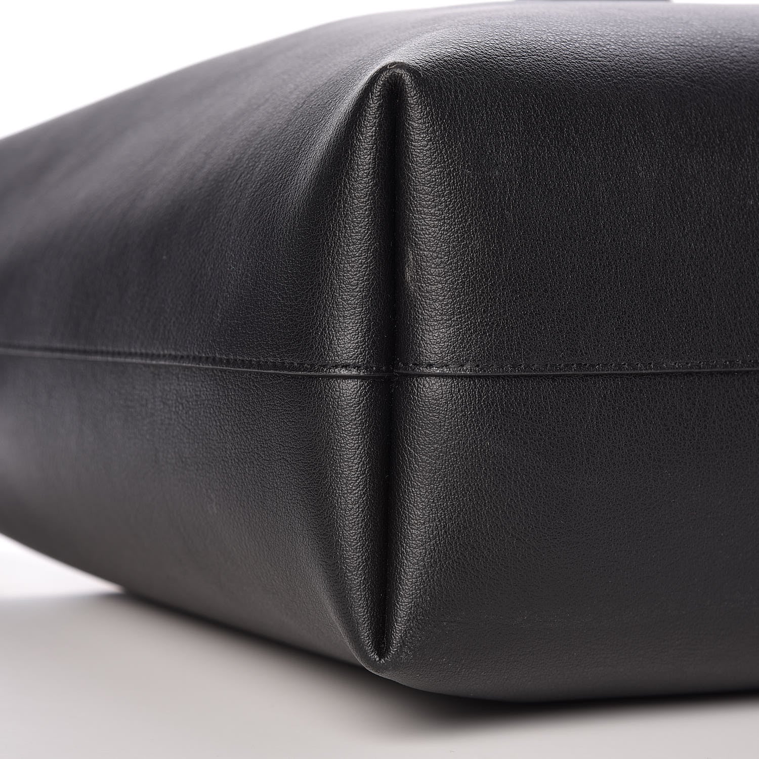 Saint Laurent Calfskin Large Shopping Tote Black 10 of 17