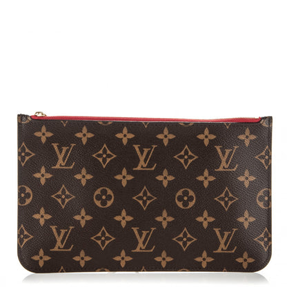 Louis Vuitton Monogram Neverfull MM GM Pochette Cherry 1 of 8
